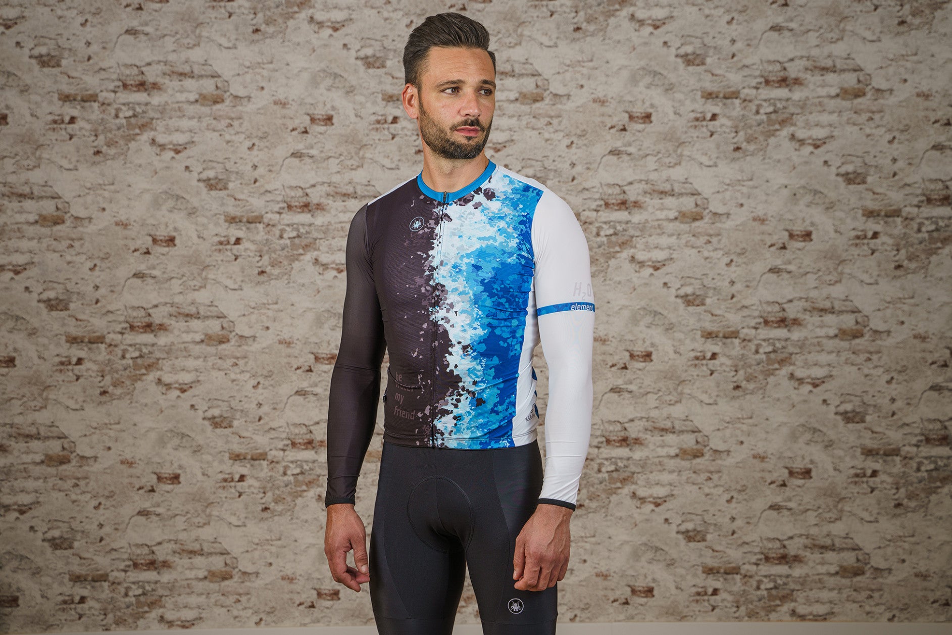 maillot manga larga fresh aqua
